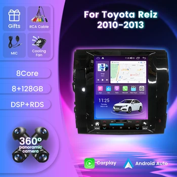 8G + 128G Android 12 Автомагнитола за Toyota MARK X REIZ 2010 2011 2012 2013 Мултимедиен Плейър Стерео GPS Навигация Carplay BT
