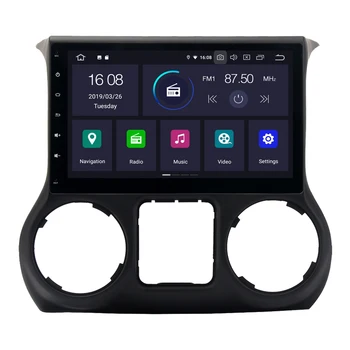 RoverOne За Jeep Wrangler 2011-2016 Android 9.0 Авторадио Автомобилен Мултимедиен Плеър Радио GPS Навигация Главното Устройство БЕЗ DVD