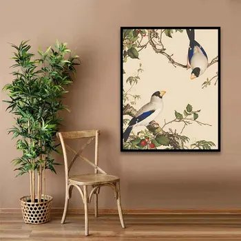Джузепе Castiglione Живопис с маслени бои върху платно, комплекти за рисуване по номера, рисунки на цветя и животни, щампи за домашен интериор в стил ретро