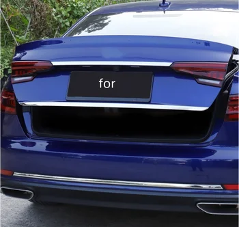 Задната част на Капака на Багажника Със Защита Срещу Отваряне Защитни Планк За външно покритие на Капака на Audi A4L RS4 2020-2021 Стоманена задна броня тапицерия