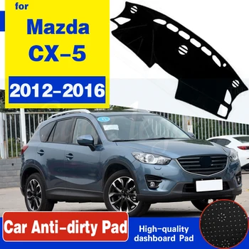 Капак табло на Автомобила Подложка За Mazda CX-5 CX5 2012 2013 2014 2015 2016 Подложка За Арматурното табло Килим Противоскользящий Слънцезащитен Оформление на автомобила