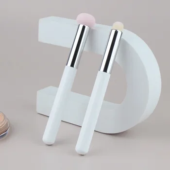 Малка Слоеная кръгла гъба-подходящи за основа Beauty Egg с въздушна възглавница, Подходящи за грим, комплект четки за Консилера