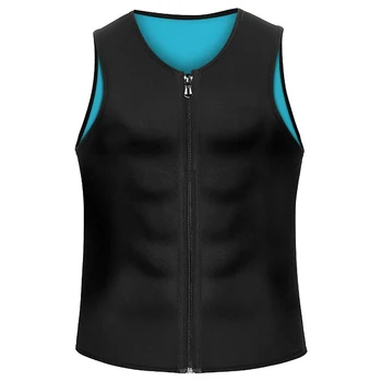 Неопреновый жилетка за корекция на фигурата, еластично мъжко спортно коригиращото бельо, блузи за фитнес
