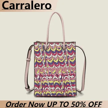 Оригинална дамска чанта Carralero Spanish Bear от изкуствена кожа, чанта кралски разкош с оригинален текст, лого дизайн, луксозна чанта