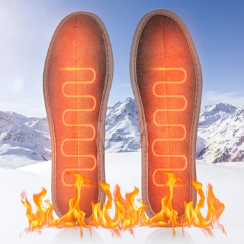 Стелки за обувки с USB-топъл, бързо загряване, топло на краката, подложка за чорапи, мека зимна стелка за спорт на открито, стелки с електрически отопляеми